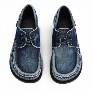 LOEWE Blue Denim Loafers